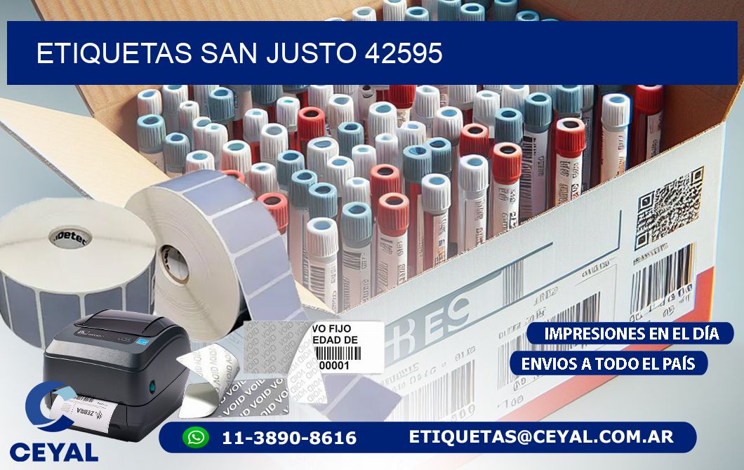 ETIQUETAS SAN JUSTO 42595
