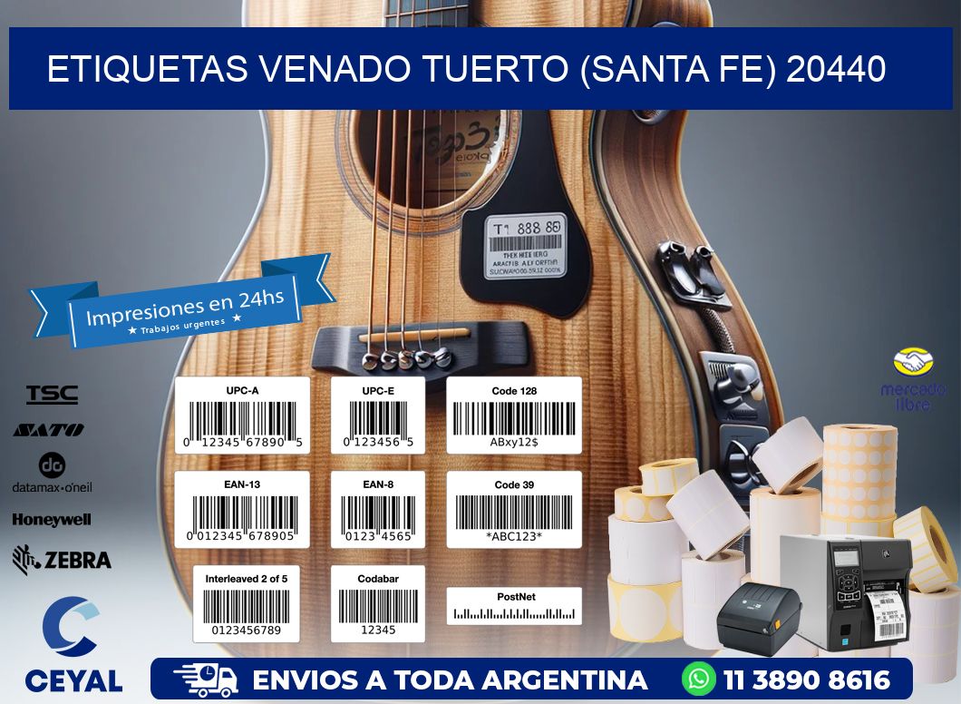 ETIQUETAS VENADO TUERTO (SANTA FE) 20440