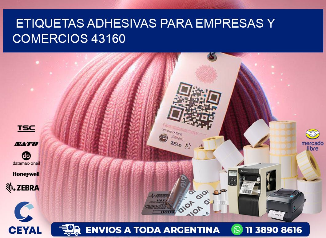 Etiquetas Adhesivas para Empresas y Comercios 43160