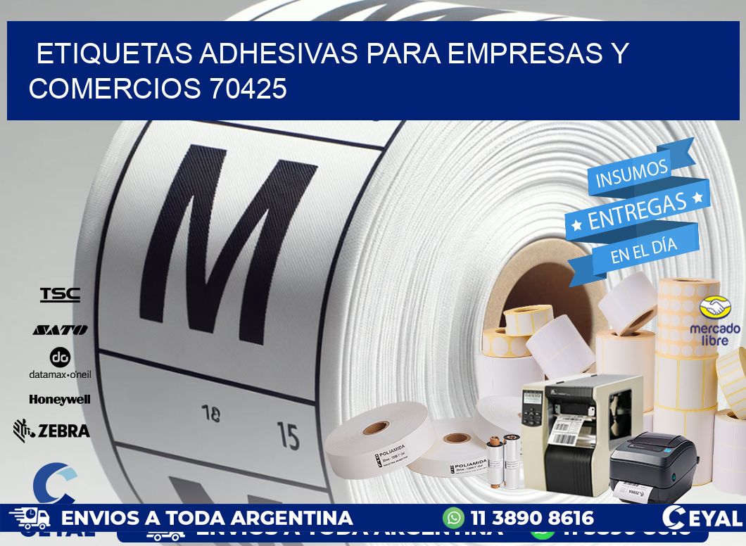 Etiquetas Adhesivas para Empresas y Comercios 70425