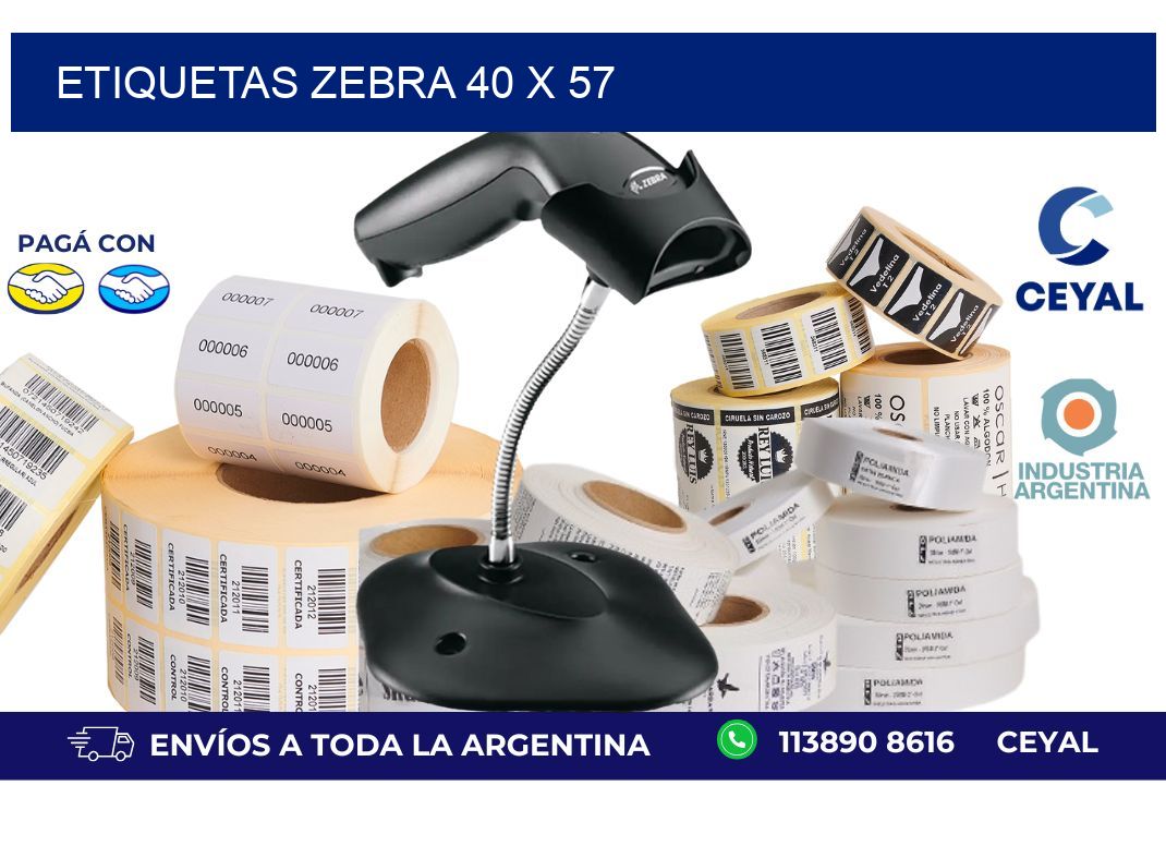 etiquetas zebra 40 x 57